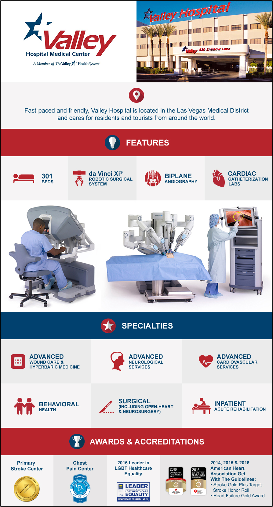 Valley Hospital Medical Center Infographic